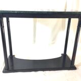 Wood and marble console