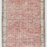 7x10 Pale Red Beige Turkish Area Rug, 209x308Cm SK 21028