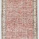 7x10 Pale Red Beige Turkish Area Rug, 209x308Cm SK 21028