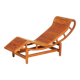 Teak chaise longue - in the spirit of Le Corbusier's LC4 chair