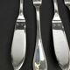 Christofle, Malmaison model, set of 8 fish cutlery.