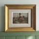 Washerwoman at the washhouse - Old oil painting signed Gilbert