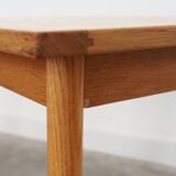 Table basse en frêne, design danois, années 1970, production : Danemark