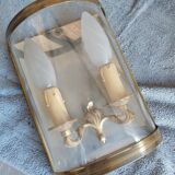 Brass wall lantern