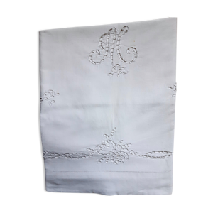 drap coton brodé Richelieu