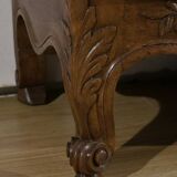 Walnut Display Cabinet, Louis XV Style – Late 19th Century
