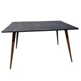 Vintage table with compass legs