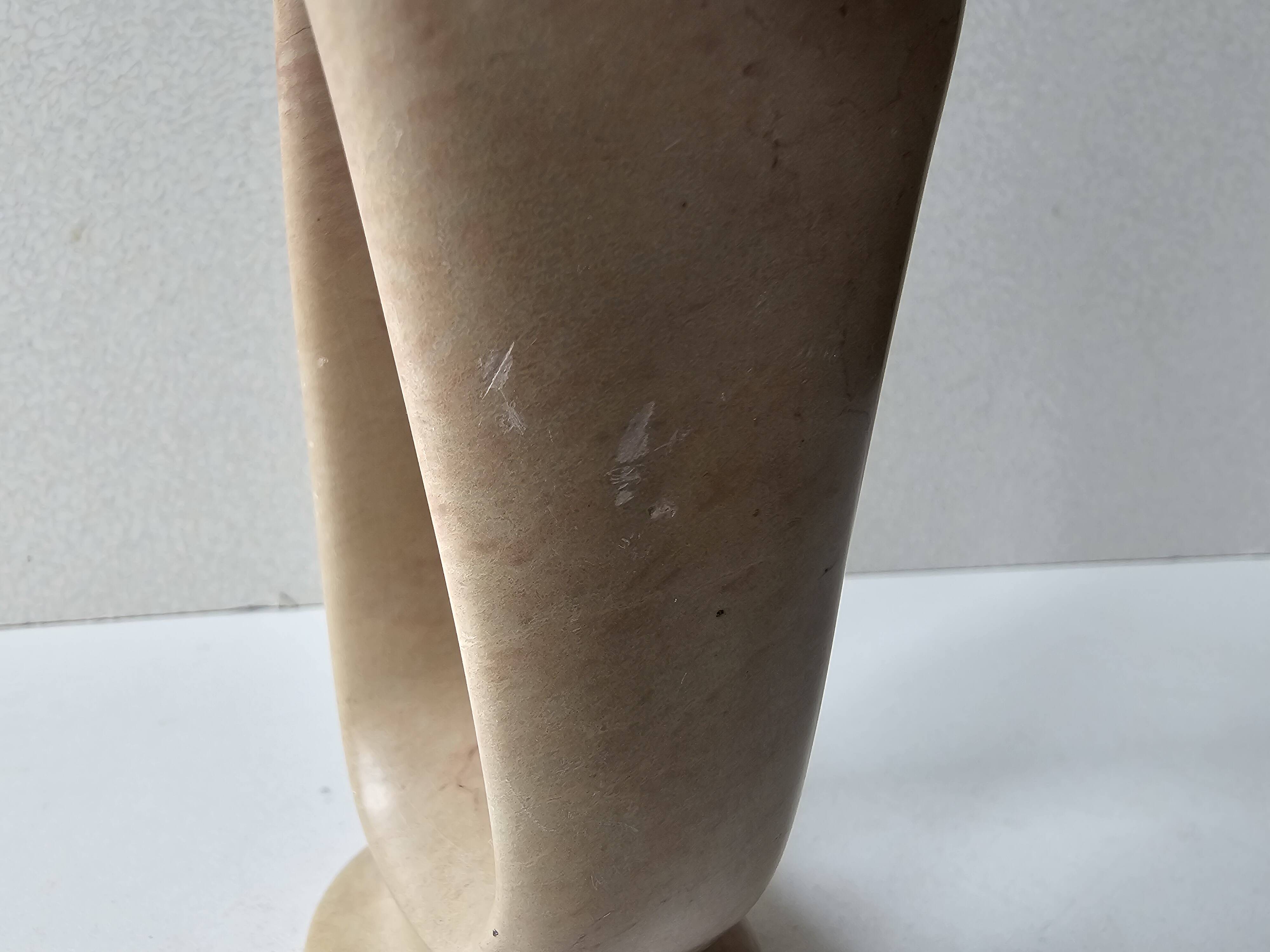 Soapstone Sculpture - Parenting Woman and Child Modern Design