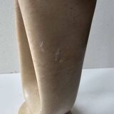 Soapstone Sculpture - Parenting Woman and Child Modern Design