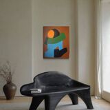 Colorful figurative abstract "You and me"