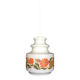 White globe and orange saucers stacked seventies pop