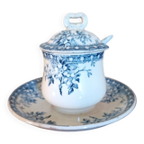 Gien mustard pot ironstone