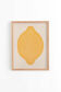 Lemon painting on paper 30x40 cm signed Eawy