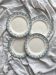 4 flat ironstone plates “Empire” Salins