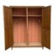 Armoire parisienne art déco 1930 penderie démontable bois brut