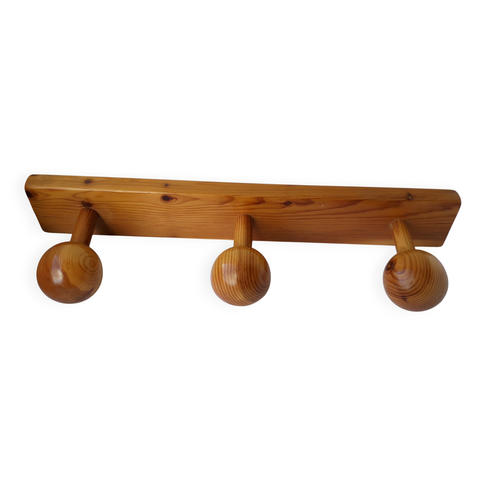 Portemanteau en bois pin