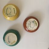 Trio of empty cups Longwy pocket