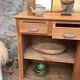 Antique wooden sideboard