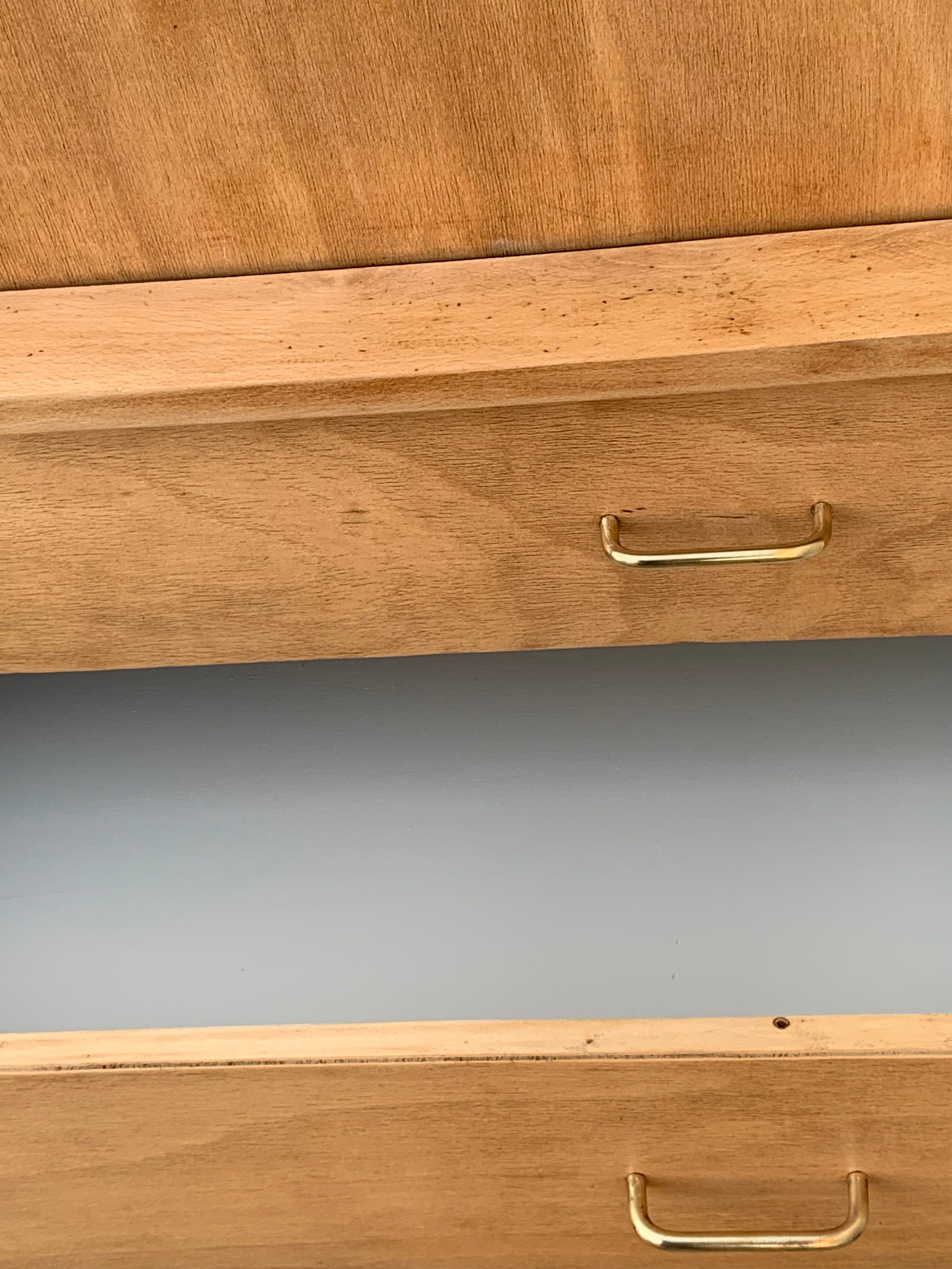 Secretary dresser vintage compass feet 1950