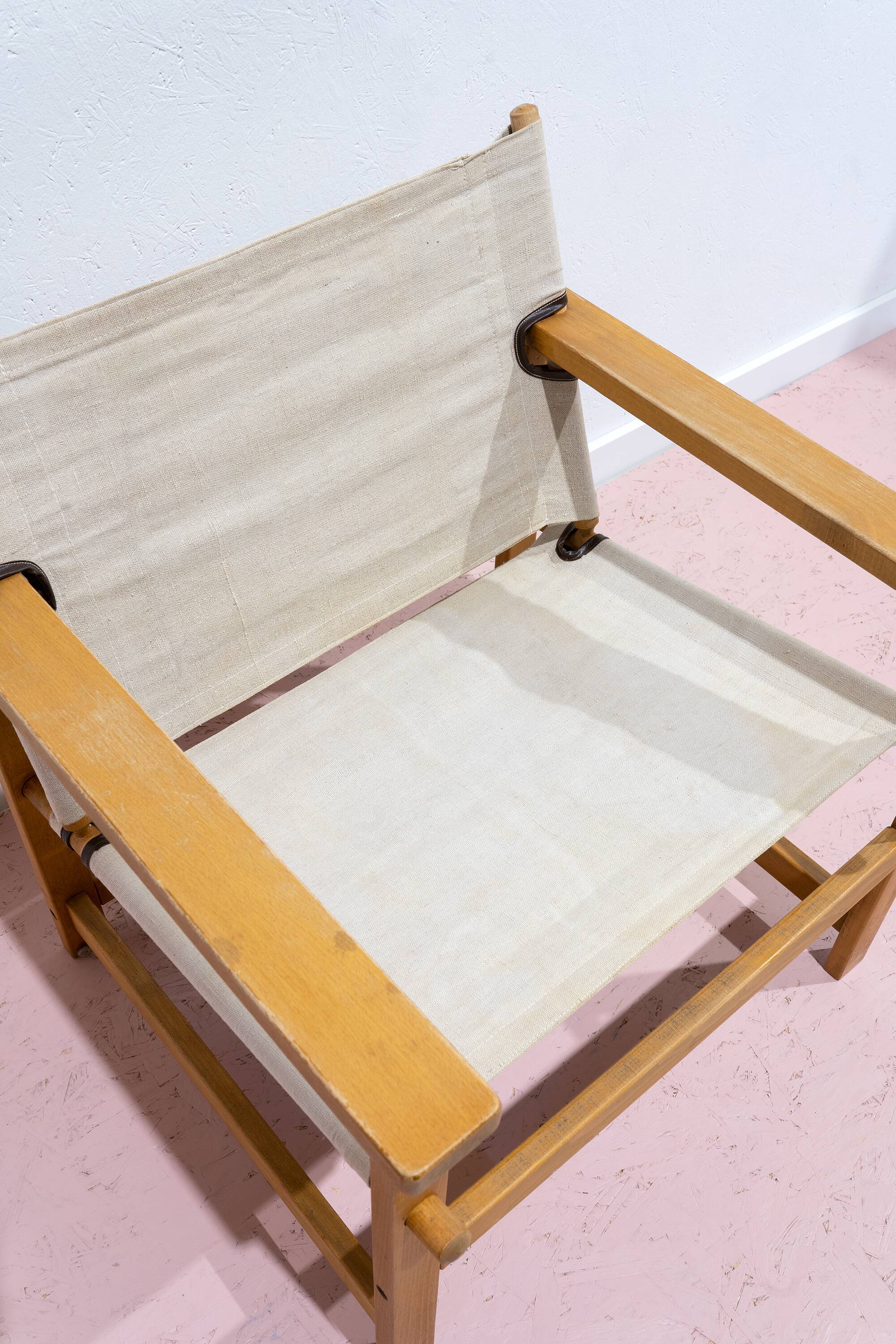 Danish safari chair by Hyllinge Møbler