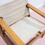 Chaise safari danoise par Hyllinge Møbler