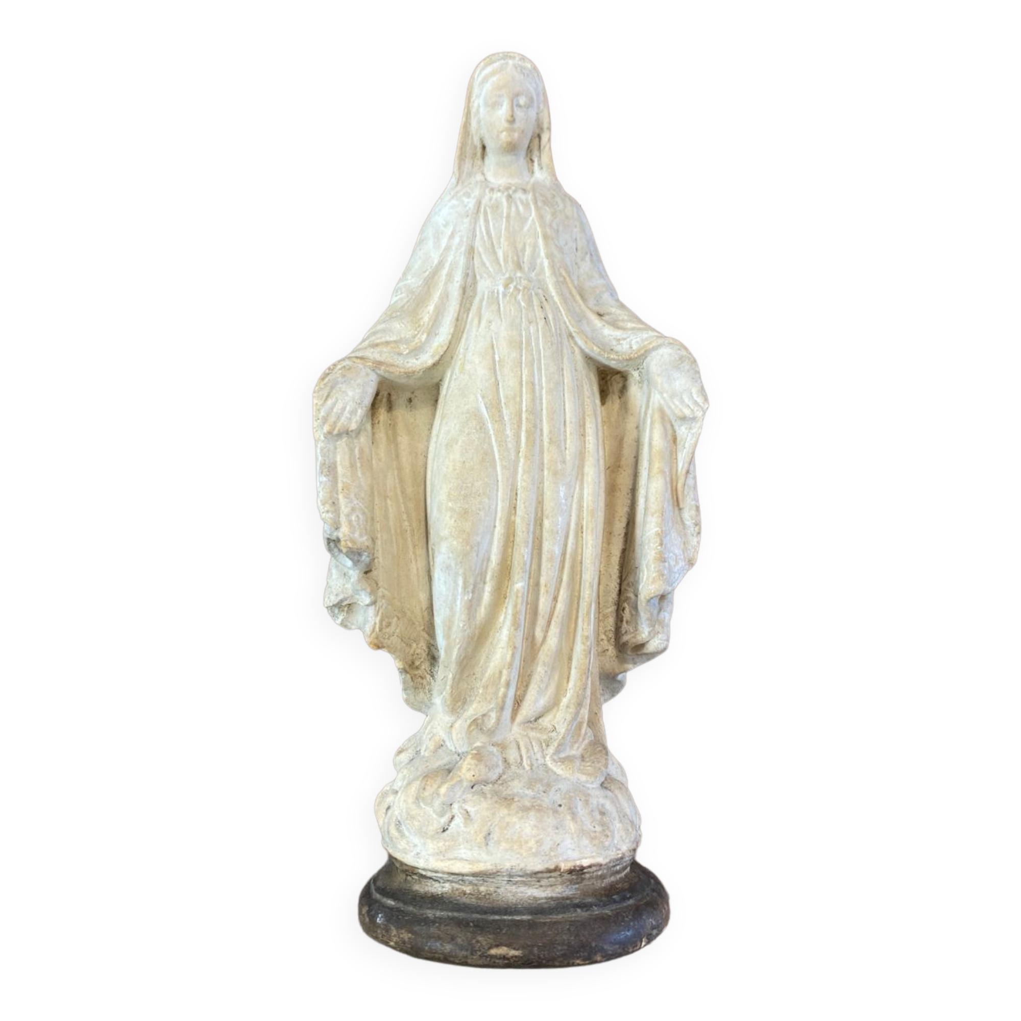 Virgin Mary in plaster