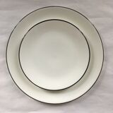 Set 2 porcelain plates