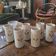 Set of 6 vintage cups