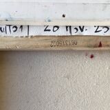 Oil on abstract canvas by Guy Rieutort