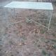 Garden furniture in green wrought iron