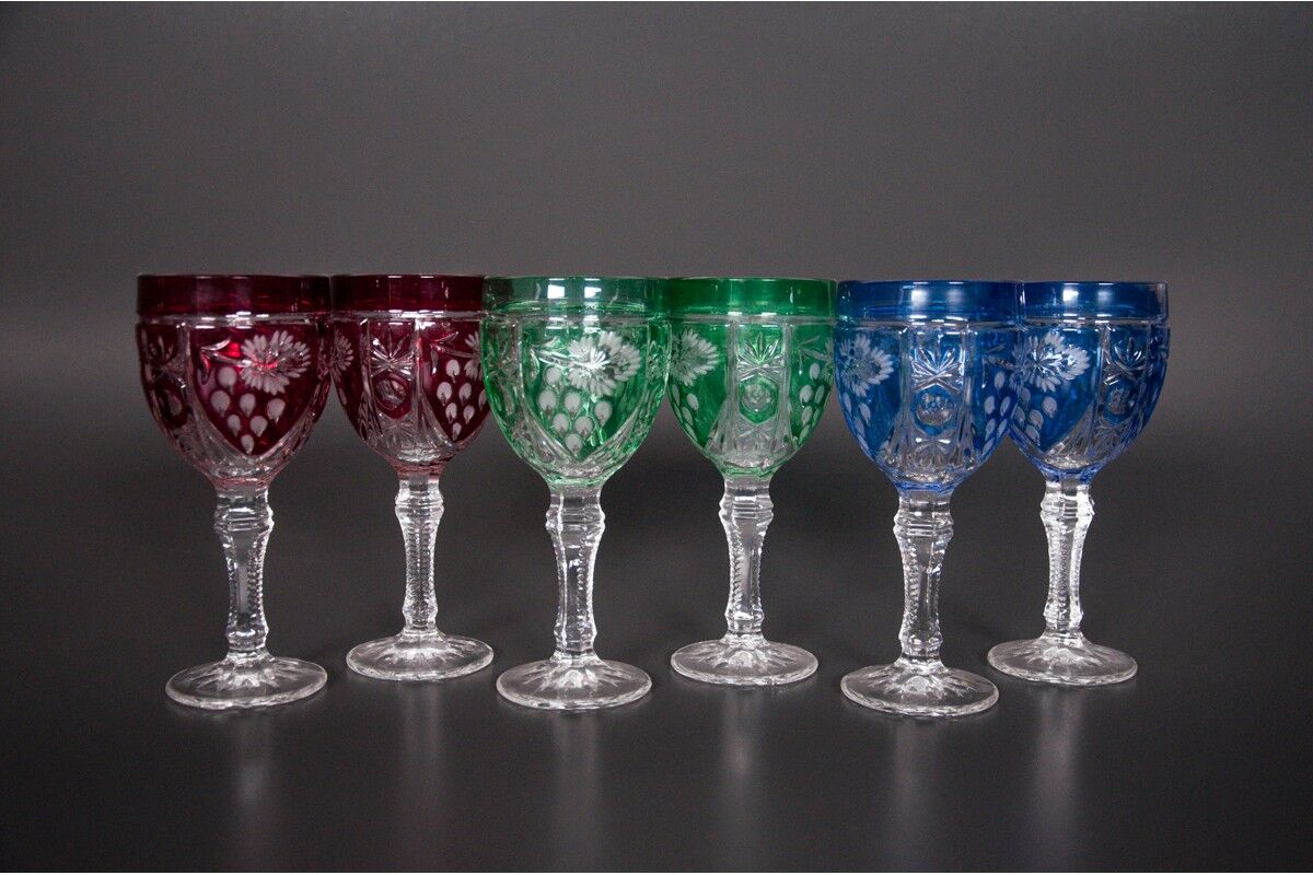 Colorful glasses, Poland, 1960s