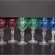 Verres colorées, Pologne, années 1960