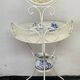Antique wrought iron dressing table / Vintage bathroom cabinet