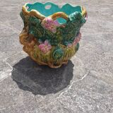 Majolica plant pot