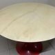 Table à manger en forme de sablier avec base en métal et plateau en marbre, 1960-70