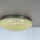 Large modernist art deco metal plafoniere ceiling flushmount light, france