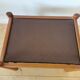 Pair of Dyrlund leather footrest 60s leather