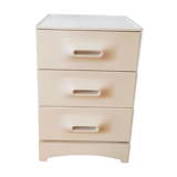 Chest of drawers 70s with 3 drawers