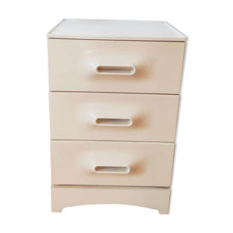 Chest of drawers 70s with 3 drawers