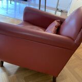 Model Lyra Leather Armchairs by Renzo Frau for Poltrona Frau, 1930s, Set of 2