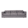Canapé bergen gris mélange, design scandinave