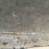 Vintage zinc basin with handle