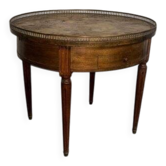 Ancienne table basse guéridon bouillotte d'époque TRANSPORT POSSIBLE
