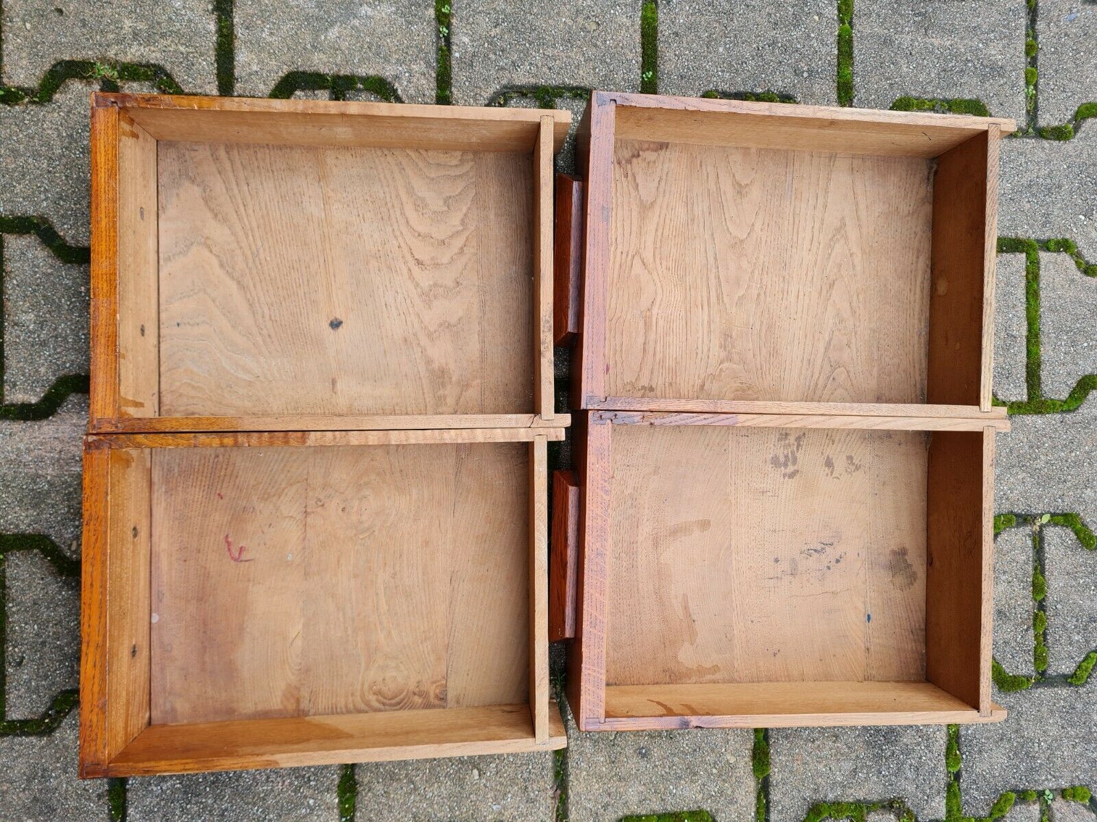 30s solid wood children's desk with 4 drawers and extensions