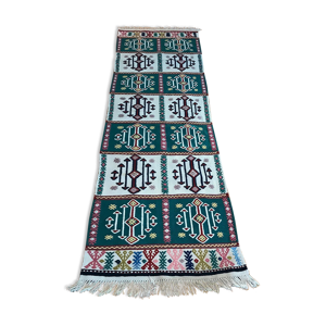 coureur kilim fait à la main 267x81cm