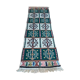 Handmade kilim runner rug with traditional design