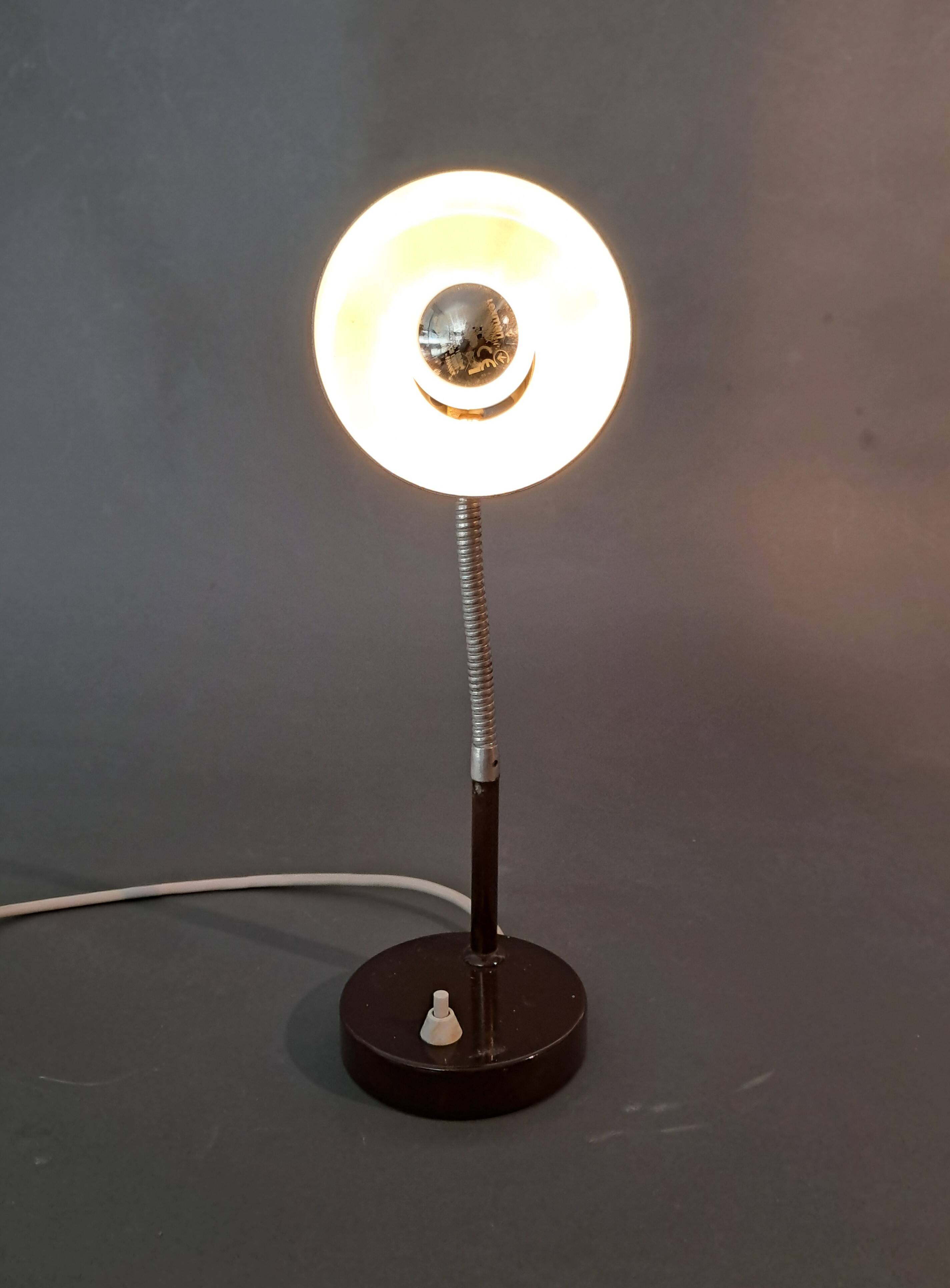 Lita 1960 brown desk lamp.