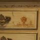 Chinoiserie Buffet with Marble Top in Chippendale Style