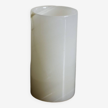 White marble soliflore vase