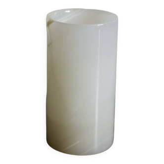 Vase soliflore en marbre blanc